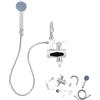 ROGONPDK Scaldabagno elettrico con doccia acqua calda, rubinetto istantaneo con doccia, scaldacqua istantaneo, per bagno e cucina, per uso domestico e hotel
