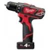 Milwaukee 4933441925 - 402 C talador Avvitatore 2 Vel 12 V 4,0 Ah litio