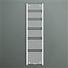 Mai & Mai Radiatore Piatto da Bagno 180x50cm, Radiatore Scaldasalviette Termoarredo da Bagno Riscaldamento Elettrico o da Acqua Calda RHE Scalda Portasciugamani in Acciaio, Bianco
