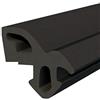 Seiletech.de Guarnizione per finestra | S-1560 | 15 m | Aluplast PVC | Guarnizione profilata | Nero | Guarnizione profilata | Guarnizione in gomma | Guarnizione per finestra in plastica