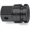 Beta 710/16 - Raccordo con attacco quadro femmina 3/8 e maschio 1/2 fosfatato