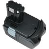 Trade-Shop Batteria agli ioni di litio ad alte prestazioni, 18 V, 4000 mAh, sostituisce HITACHI EB1812S EB1826HL EB1824L EB1814SL BCL1815 EBM1830 per HITACHI CJ 18DL CJ 18DLX DH 18DL G 18DLX X G18D; L KC 18DA RB