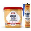 TECNOSTUK - Grip 283 - Colla Acrilica Universale ad Alta Adesione per Rivestimenti Murali, Boiserie, Battiscopa e Mensole fino a 30 kg - ADESIVO PER SUGHERO A SPATOLA - 5 KG
