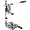 Besttoolifes Supporto regolabile per trapano a mano con base e colonna in alluminio per una deviazione ridotta e migliorato, compatibile con trapani elettrici di diametro 43 mm e manicotto da 38 mm