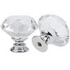 EYCFSJ Manici E Pomelli Ceramica 4 Pezzi 30 * 30Mm Manopole In Vetro A Forma Di Diamante Cassetto Dell'Armadio Maniglie Dell'Armadio Da Cucina Maniglie Dell'Armadio In Legno Hardware