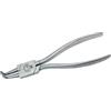 Dönges Pinza di sicurezza, lunghezza 130 mm, per diametro 3 - 10 mm, I 01 (pinza per anello di seier) DIN: 5256 D, curva, per anelli interni (fori), acciaio al cromo vanadio