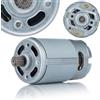 Rosfix Motore Elettrico RD21-A 21V - 28000 giri/min, 75x37 mm, Ingranaggio 14 Denti Ø8,2 mm | Acciaio Inox e Rame | per Motosega a Batteria | Ricambio per Utensili Elettrici