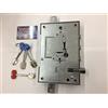 SECUREMME SERRATURA PER PORTE BLINDATA SECUREMME DOPPIA MAPPA SERIE 25 CUORE SECURMAP ANTIMANIPOLAZIONE ENTRATA CHIAVE E MANIGLIA 63mm DESTRA A SPINGERE CON INTERASSE 37mm