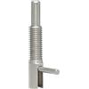 SEIWEI Pistoncino retrattile in acciaio inossidabile con indice e clip filettata a molla per barra, pin di posizionamento a L per attrezzature meccaniche (M16)