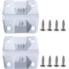 URPIZY Set di cerniere in plastica di ricambio per cerniere per Coleman, tra cui 2 cerniere + 8 viti, accessori per cucina da giardino all'aperto