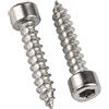ORANXIN M4 x 12mm 50 Pcs Viti autofilettanti auto-perforazione Acciaio inossidabile 304 Testa Cilindrica Relatore Tromba Tappo presa Viti per legno