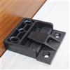 TopHomer 4 pezzi di fissaggio per zoccolo in plastica, fissaggio per zoccoli, clip per pannello per il collegamento di armadietti, mobili (40 mm x 49 mm)
