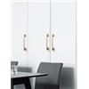 SZLXJMFL Maniglie da Cucina Dorate, 2 Pack Maniglie per Mobile Solida Zinco | Finitura Placcatura, Maniglie per Armadio Distanza Fori: 96-320mm Oro Maniglie Cassetti 320mm/12.5in