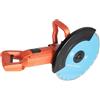 HIJNXG Sega elettrica per calcestruzzo da 3000 W, maniglie girevoli a 180°, taglierina per calcestruzzo bagnato/asciutto, con lama da 350 mm, taglio per pietra, taglio per cemento, 3800 giri/min