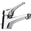 Ogomondo Miscelatore Rubinetto per Lavabo Serie Tower Cromato Bagno Casa