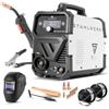 STAHLWERK Saldatrice FLUX 160 ST Digitale - Set completo - Combinata 3-in-1 da 160 A, filo animato senza gas, MMA (elettrodo), Lift-TIG (DC), avanzamento sinergico, LED