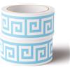 VisitRyl Bordi per Carta da Parati Adesivi Wanzi Blu Chiaro B 10cm X 1000cm Design Decorativo