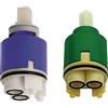 emmevi Cartuccia ceramica miscelatore 35 mm con diffusore EMMEVI REMER blu verde