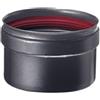 ALLINOX Tappo Cieco Condensa Acciaio Nero Ispezione Per Tee Canna Fumaria Stufa a Pellet (DN 100)