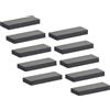 SOTECH Maniglie per mobili a barra 10 LineaGrip, nere, 66 x 27 x 8 mm, interasse 32 mm, maniglie per cassetti da cucina, maniglie per mobili.