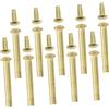 Uonlytech Kit 10 Set Perni e Rivetti in Acciaio Inossidabile per Riparazione Ventagli Pieghevoli, Accessori Facili da Usare, Leggeri e Resistenti per Fai da Te