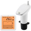 LVYXON Monitor digitale dell'acqua, con display retroilluminato e misuratore di livello del serbatoio, per rilevamento della gamma 1-5 m con allarme di livello alto/basso