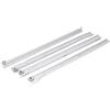 Aexit 18' 'Roller Wheel Cabinet Drawer Slide Slide Glide White 2 coppie ID: 763539