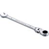KATUR Chiave combinata a cricchetto 9 mm, chiave a cricchetto con testa flessibile, design industriale a doppio uso, utensile metrico professionale in acciaio al cromo vanadio