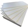 EffeDecor Pannelli in Polistirolo 10 Pezzi Lastre Fogli 100x50 cm Densità 15kg/mq Spessore 1cm Bianco Ideale per Multiuso,Imballaggio,Decorativi,Modellismo