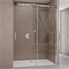 doporro Porta Doccia Scorrevole per Nicchia 160x195 cm con Soft-Close