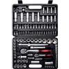 Generico Valigetta Attrezzi 108 Pezzi Professionale Set Chiavi Bussola Cricchetti 1/4 1/2 Auto Moto Fai Da Te