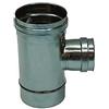 MBM Raccordo T 90 ridotto DN 80 femmina canna fumaria DN 150 tubo acciaio inox 316
