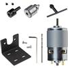 Mulcort Motore 12-24VDC 775 Max 10000 RPM Cuscinetto a sfere Coppia elevata Motore per componenti elettronici Driver per motoriduttore ad alta potenza a basso rumore per utensili elettrici Fai da te