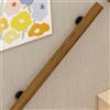 jiajulashou123 Corrimano per Scale da Esterno Corrimano in legno per Interni Corrimano da Parete Antiscivolo Ringhiere per Terrazze kit Completo per Corridoi,Giardino (80cm)
