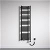 Mai & Mai Radiatore Piatto 180x50cm con Elemento Riscaldante 1000W, Radiatore Scaldasalviette Termoarredo da Bagno Riscaldamento Elettrico o da Acqua Calda RHE in Acciaio, Antracite