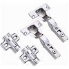HÄFELE HAFELE 95 Grado Forte Mezza Battuta Esterna Cerniere 40mm per Porte Pesanti e Spesse con Ammortizzatore Integrato Chiusura Lenta Cucina Cerniera Armadio Porta Soft Close per Ante Mobili 2 Pezzi
