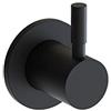 Aqua Bagno Rubinetto per WC di design Taharet - Valvola da incasso 1/2 con corpo di base in ottone - Rubinetto da incasso per bagno e bidet (nero opaco)