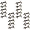SOTECH 20 x Cerniera per vasi T45 Arresto d'angolo con smorzatore | + piastra a croce Cerniere per Disponibili singolarmente e in set da 6, 10, 20 o 30!
