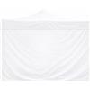 DIVINA GARDEN Telo laterale 2x2mt bianco impermeabile ricambio per gazebo richiudibile 2x2mt