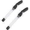 AGKVDFS Aspirapolvere per insetti Manico ergonomico Tubo trasparente con luce LED Trappola per insetti portatile Trappola per scarafaggi e mantidi × 2 Senza batterie