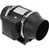 XIAYUHE Ventilatore a tubo di scarico, 2600 giri/min, pressione del vento, 150 Pa, ventola di ventilazione, flusso d'aria 220 m³/h, ventilatore a canale silenzioso