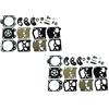 C·T·S Kit di riparazione e ricostruzione carburatore sostituisce Walbro K10-WAT per STIHL Husqvarna McCulloch Echo motosega Edger Trimmer (confezione da 2)