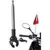 Generic Supporto per bandiera da moto, per bandiera retrattile | per bandiera per bicicletta in acciaio inossidabile - supporto per per bicicletta, per bandiere per display all'aperto per