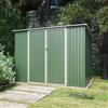Parama Casetta da Giardino in Acciaio Zincato 2,77x1,93xh1,96 cm, 5,35mq, Porta a Battente (Verde)