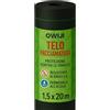 OWIJI Telo Pacciamatura Anti Erbacce Erbe Infestanti PRO Polipropilene Dimensioni 1,5 x 20 m Agricolo Super Resistente Tessuto Permeabile Resistenza Raggi UV Giardino Orto Aiuola