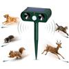 Frilla Repellente per animali,Repellente per animali da esterno,Dissuasori per gatti,Solare Ultrasuoni Repeller per Gatti, Outdoor Repeller per Animali con LED Lampeggiante, Energia Solare | SONICFIELD