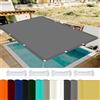GOUSAILS Vela Ombreggiante Rettangolare 3.5 x 3.5 m 98% Protezione UV Rete Telo Ombra con Occhielli per Esterno Giardino Terrazza, Grigio Chiaro