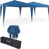 Casaria Deuba Gazebo Capri 3x6m Pop-Up Blu Idrorepellente con Borsa Protezione UV Padiglione Pieghevole Tendone Festa