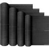LZQ Tessuto ombreggiante da 150 g/m², in tessuto HDPE, stabilizzato ai raggi UV, resistente alle intemperie (antracite, 1,8 x 10 m)
