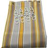 GC ARREDOCASA GCARREDOCASA Tende Da Sole Per Balconi 150x250cm - Fissaggio ad Anelli - GIALLO - Tenda da Sole Per Esterno Tessuto Resistente con Anelli Lavabile a Caduta,Telo Ombreggiante Occhiellato Righe Africa
